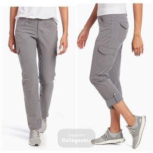 KUHL FREEFLEX  Roll-Up Pants in Flint Women’s size 8 Short